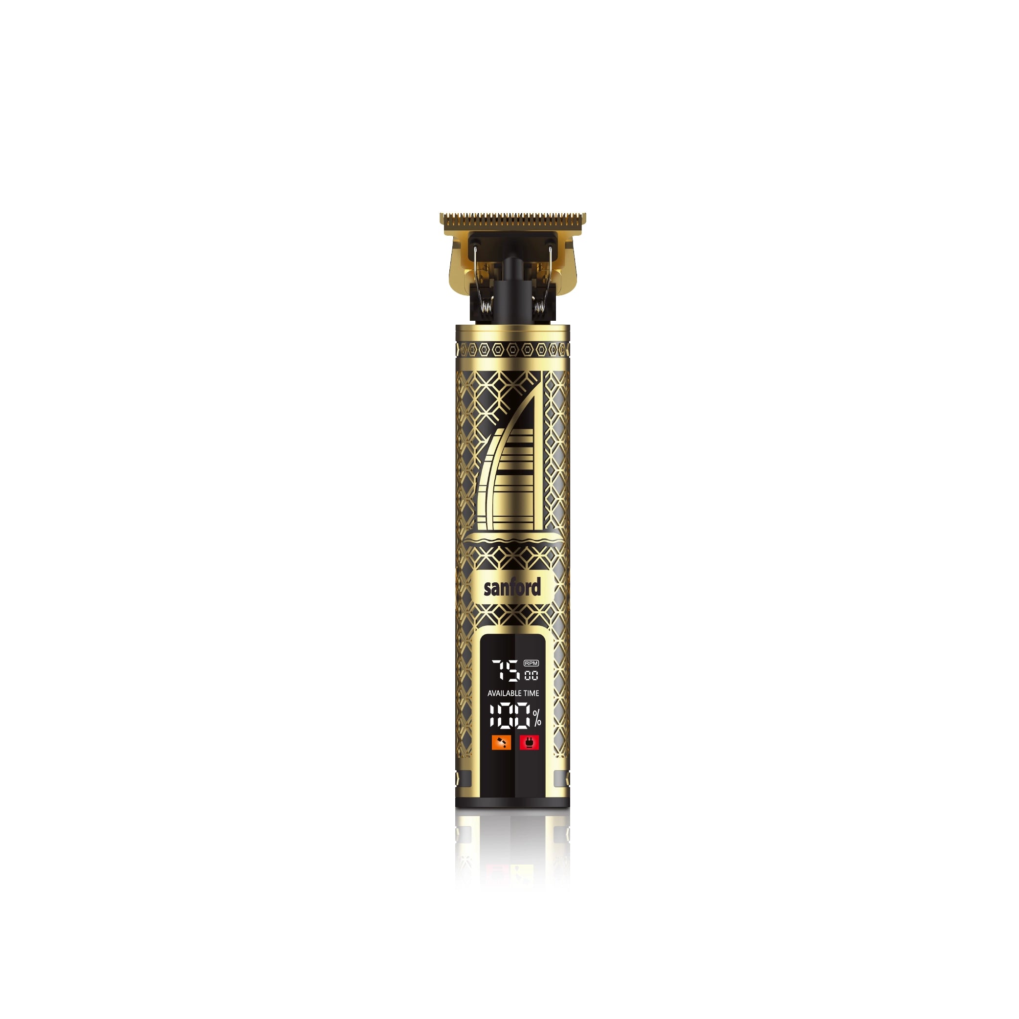 hair trimmer t blade digital display type c charging sanford 1