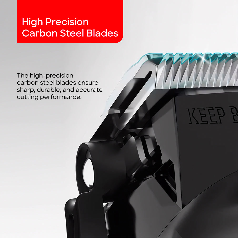 Sanford hair trimmer precision blades and adjustable length settings