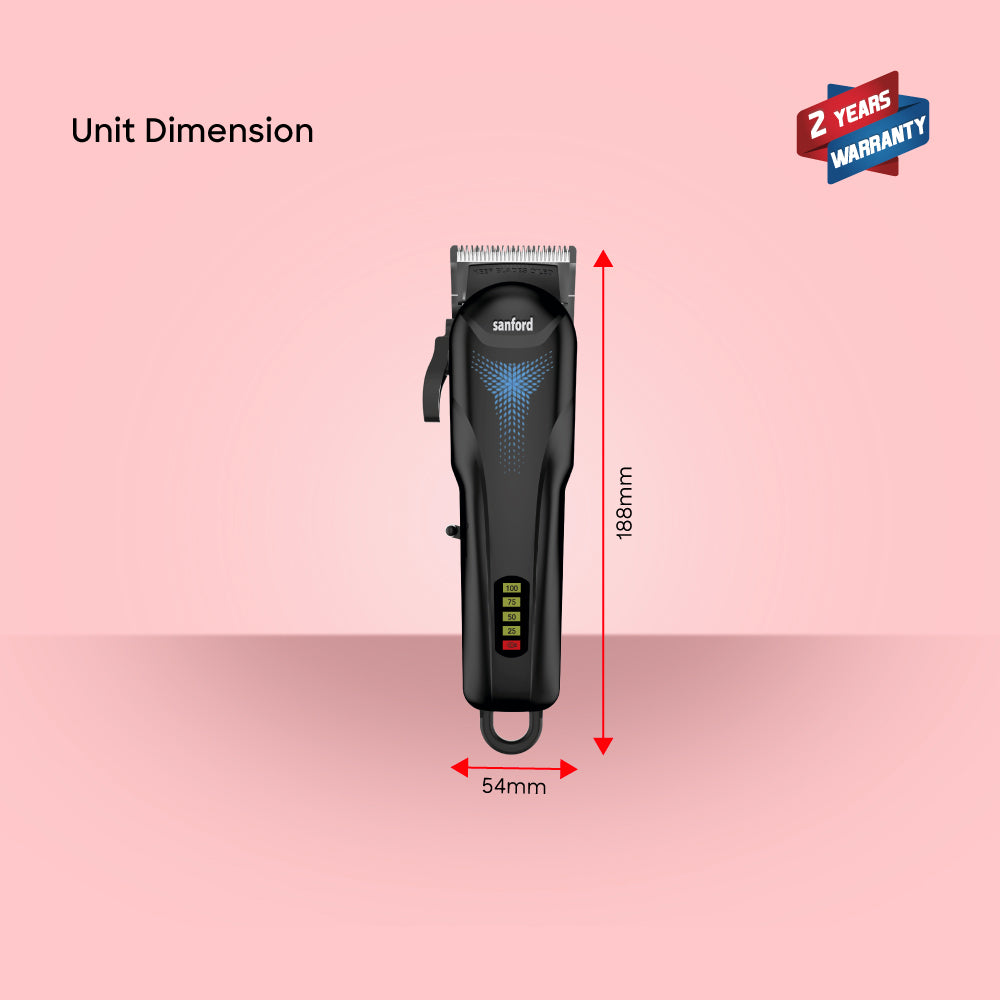 Sanford Rechargeable Cordless Professional Hair Clipper | SF1955HC - buysanford