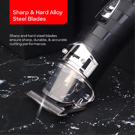 professional hair trimmer T blade zero cut USB charging sanford 4