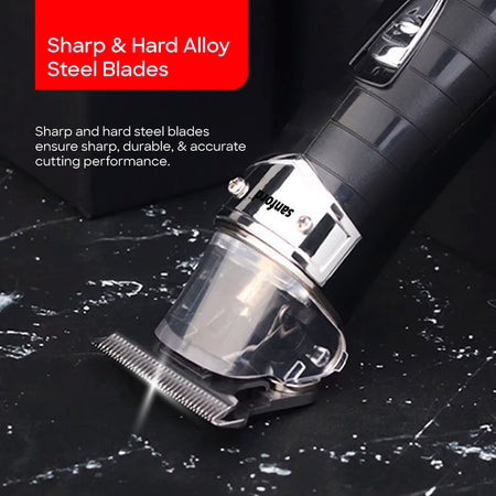 Sanford hair trimmer battery indicator and USB charging port