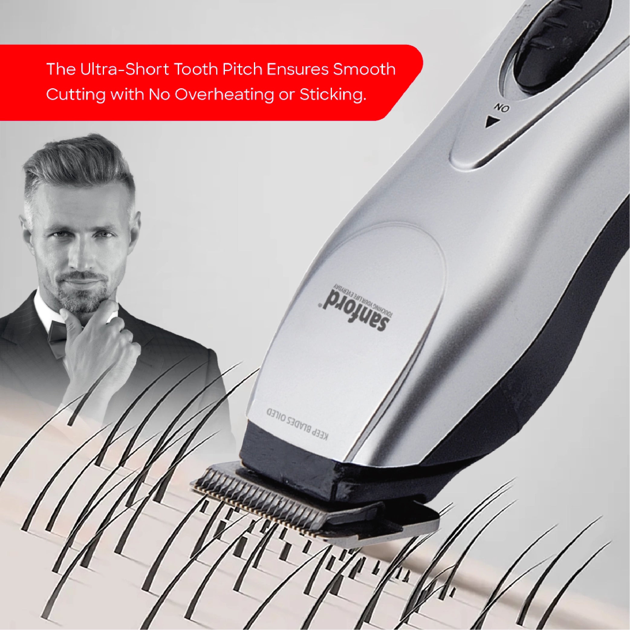 hair trimmer 75 min runtime charging stand sanford 4