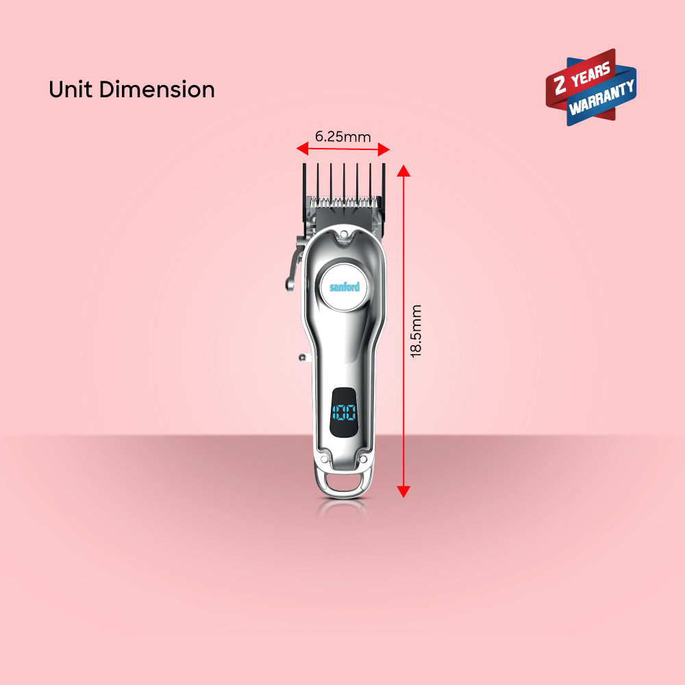Sanford Rechargeable Cordless Digital Hair Clipper | SF1958HC - buysanford
