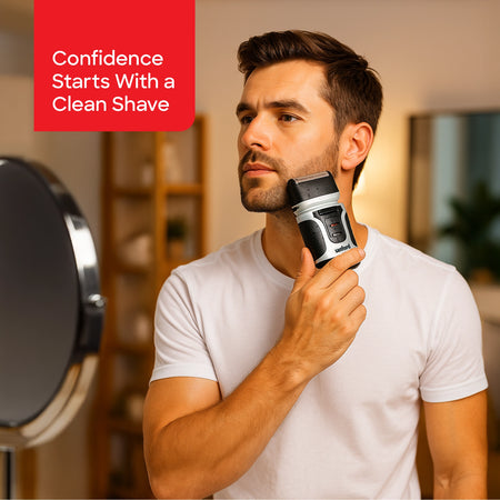 Sanford Men Shaver With Dual Blade System and Wet Dry Use - SF1977MS - buysanford