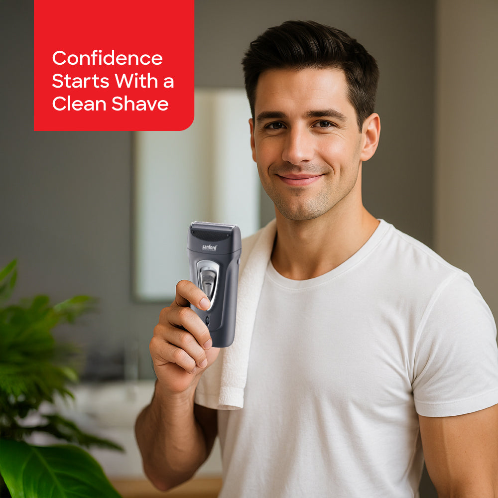 Sanford Electric Shaver with Dual Blades and Pop-Up Trimmer | SF1989MS - buysanford