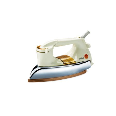 1100W dry iron ceramic coated soleplate heavy weight ironing sanford 1