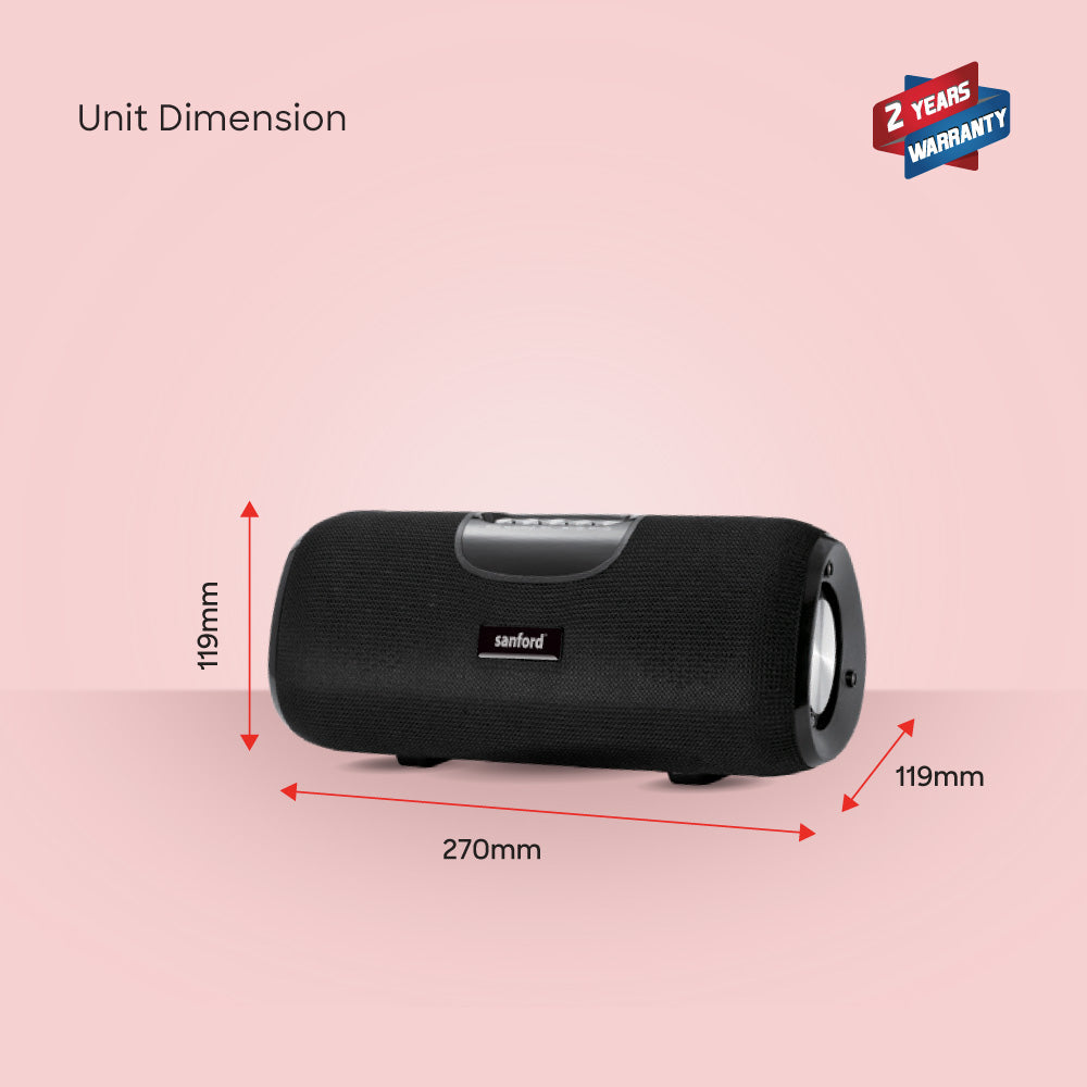 Sanford Rechargeable Bluetooth Portable Speakers | SF2210PS - buysanford