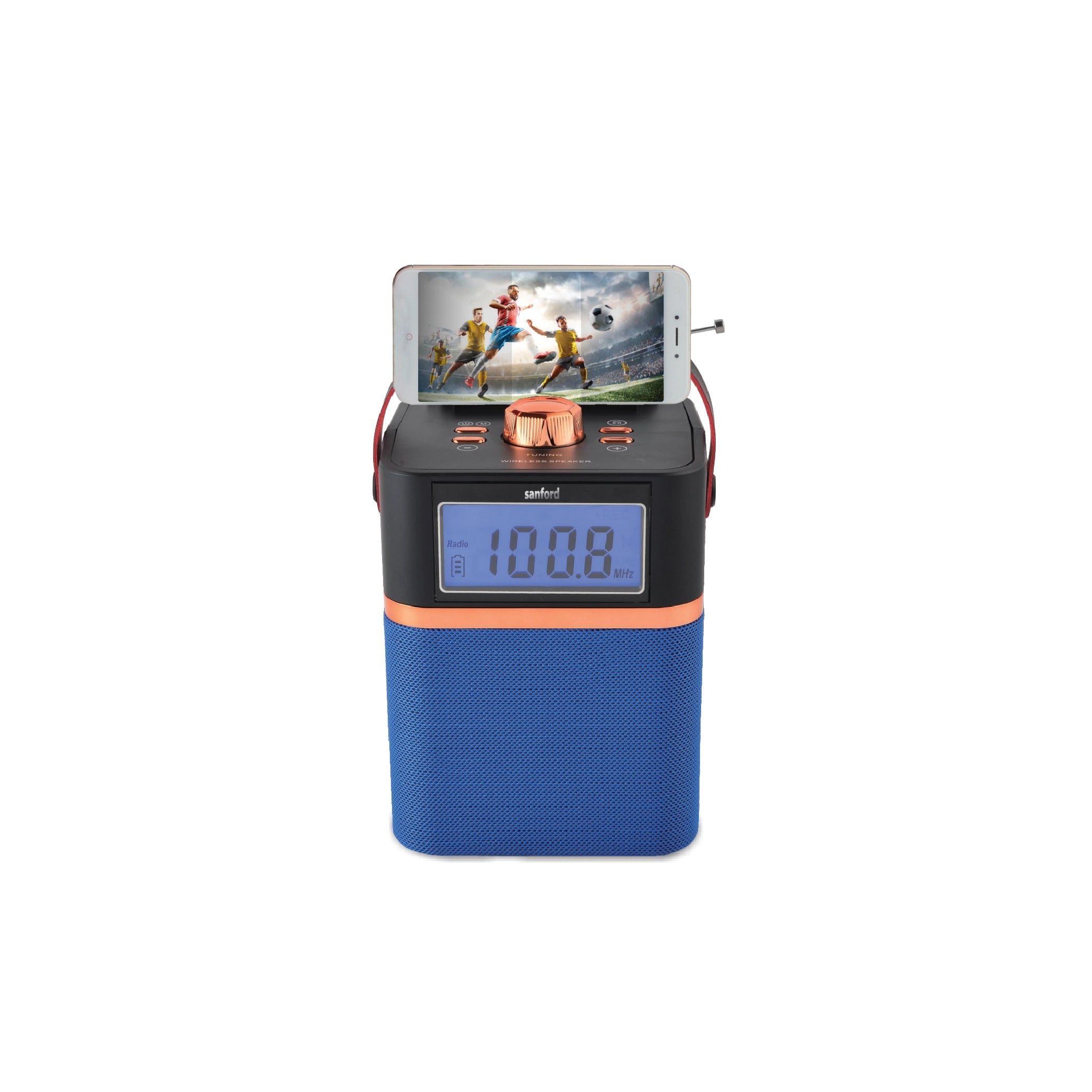 portable speaker rechargeable Bluetooth 12000 PMPO sanford 1