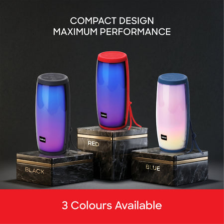 bt wireless portable speaker splash proof tws sound 8000 pmpo sanford 5