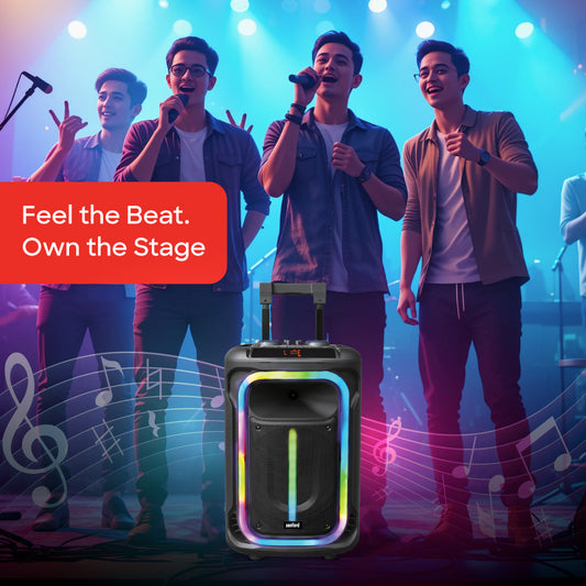 Sanford Rechargeable  karaoke Trolley Speakers | SF2270SS - buysanford