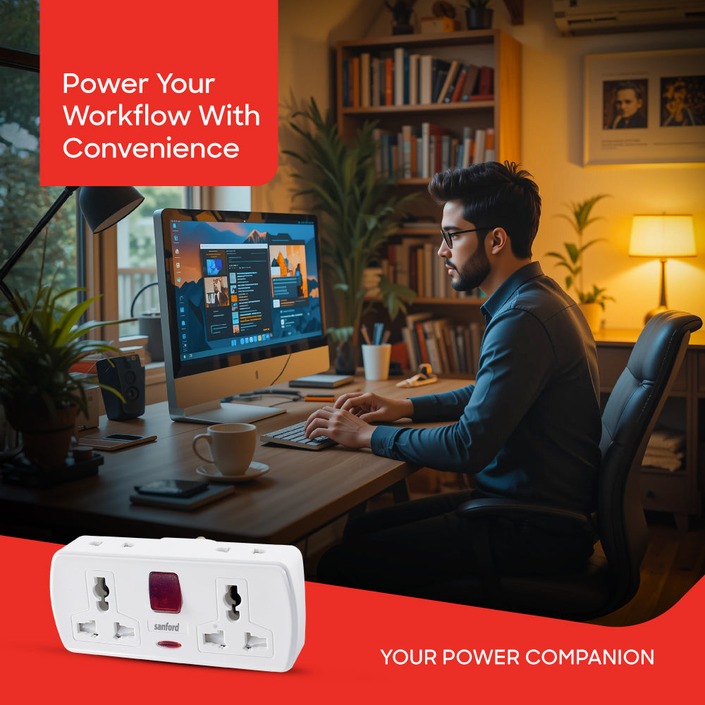 Sanford 2 Way Extension Socket | SF2300ES - buysanford