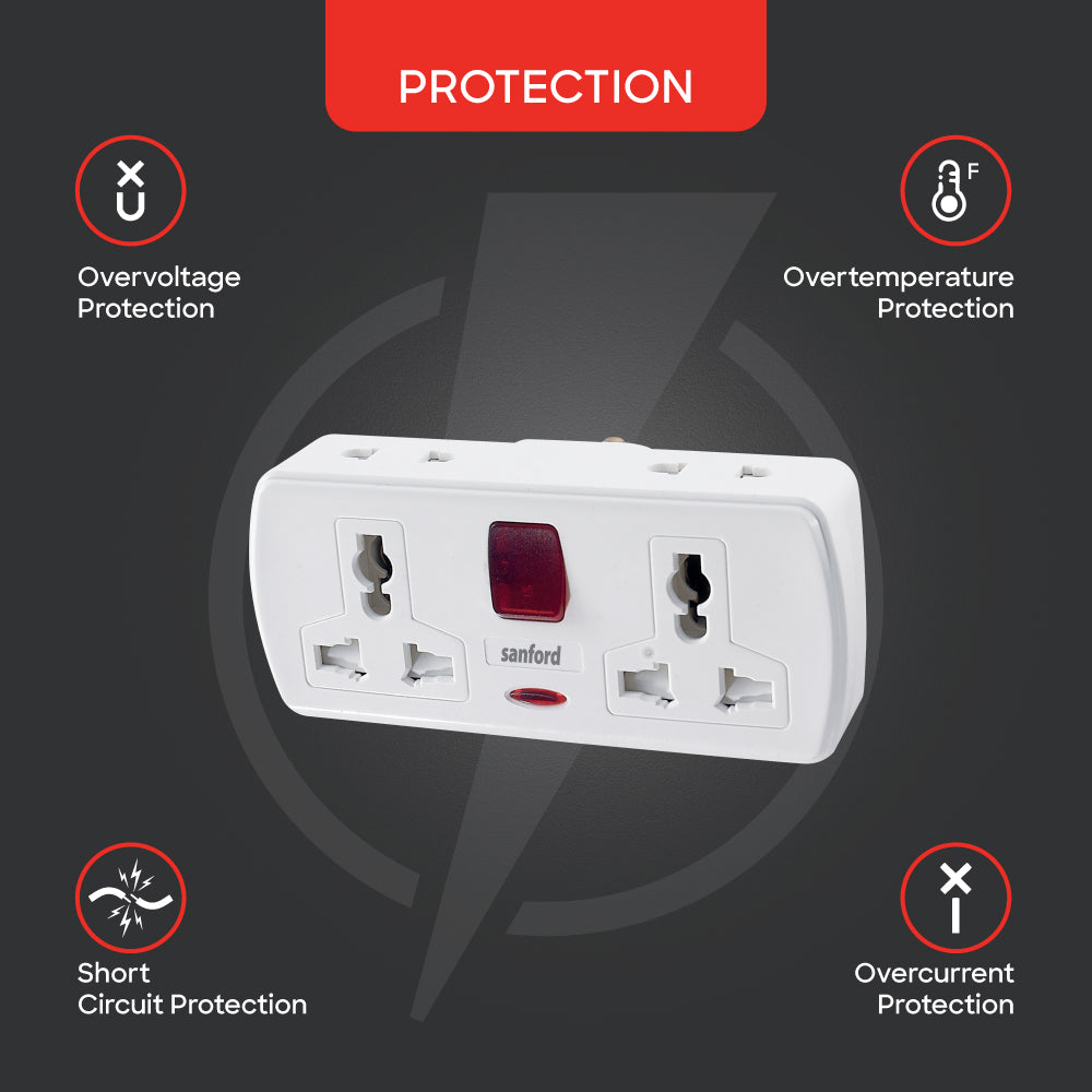 Sanford 2 Way Extension Socket | SF2300ES - buysanford