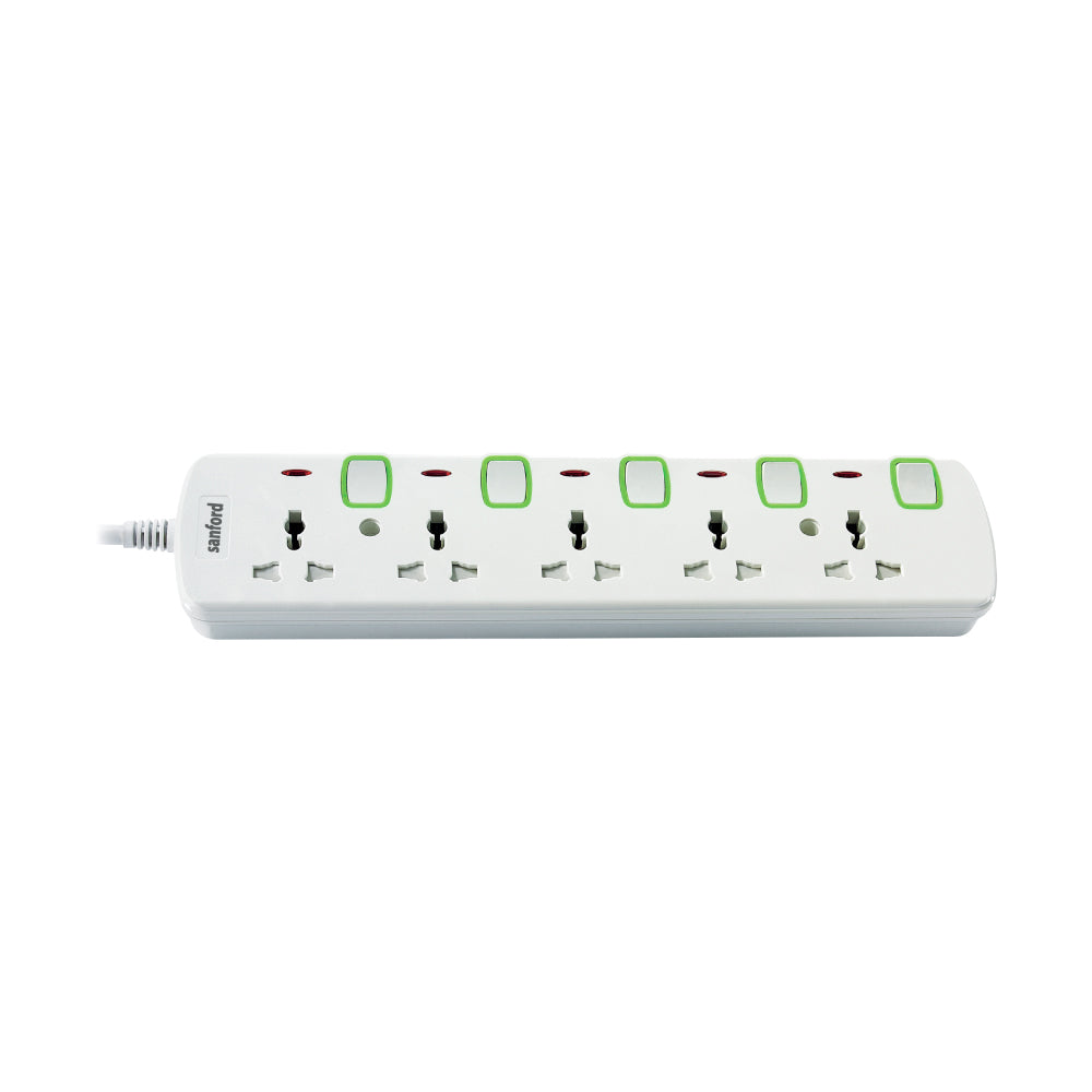 Sanford 5 Way Extension Socket | SF2303ES - buysanford