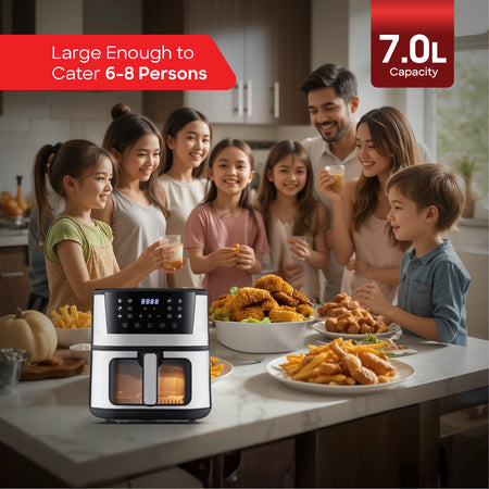 Sanford Digital Air Fryer 7L with 12 Preset Menus and Air Circulation - SF2454AF - buysanford
