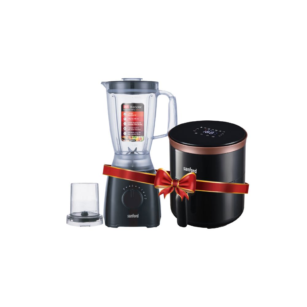Sanford 4L Digital Air Fryer with 2-in-1 Juicer Blender & Grinder – Healthy Cooking Combo - buysanford