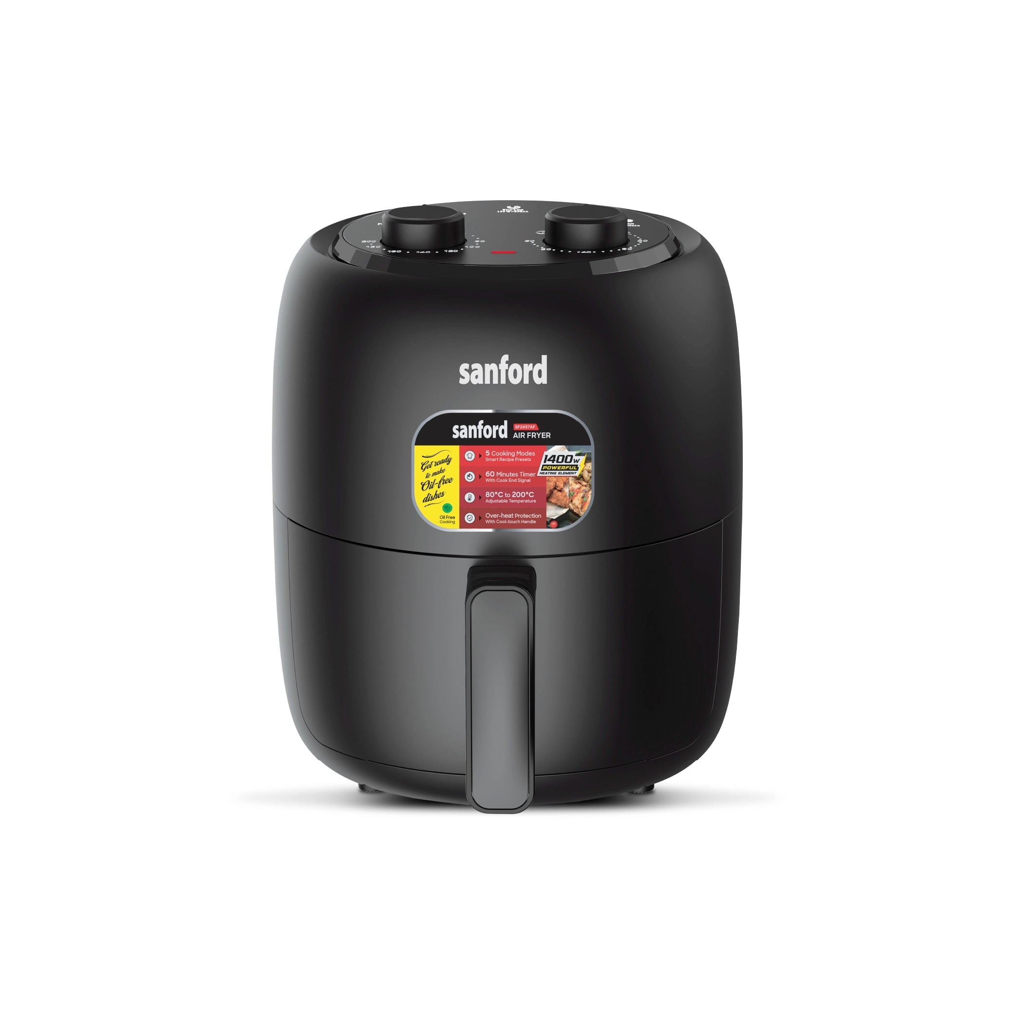 3.5L air fryer 360 air circulation timer digital sanford 1