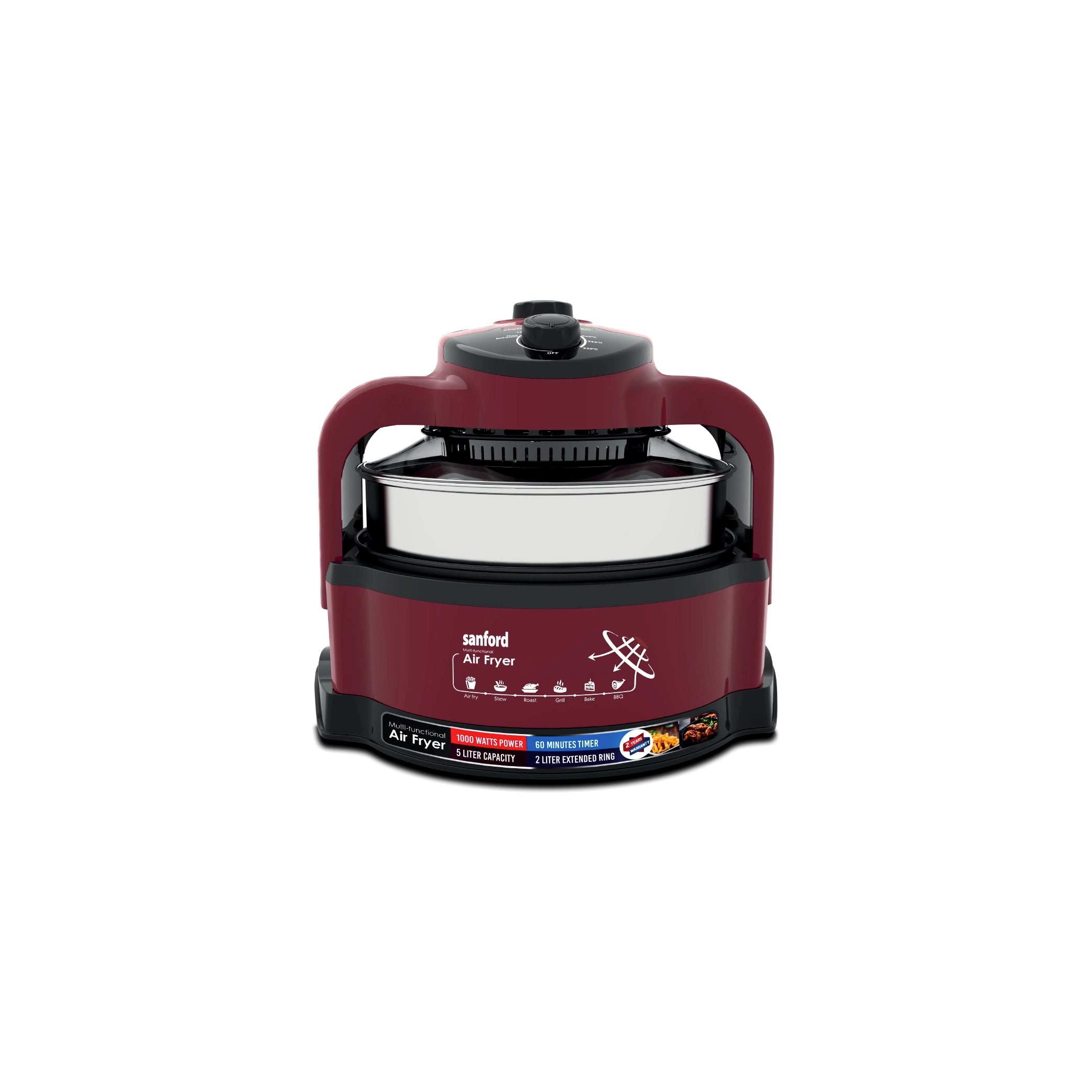 air fryer 7L triple heat cooking 1000W sanford 1