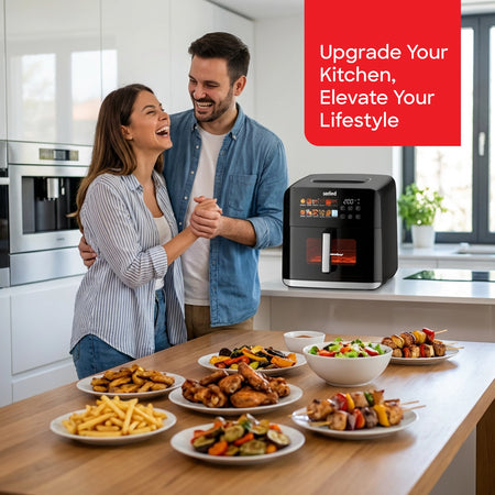 digital best air fryer 8L double heating 12 presets sanford 2