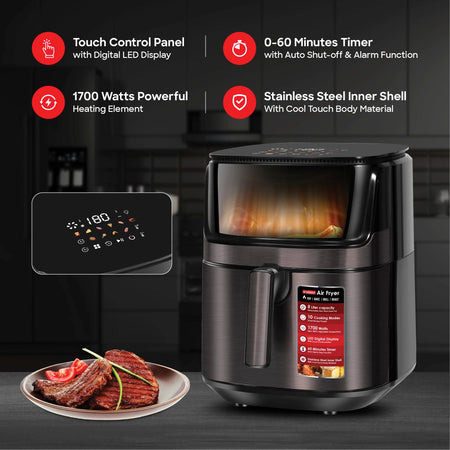 Sanford Air Fryer 7L with Triple Heat Cooking and 1000W - SF2458AF - buysanford