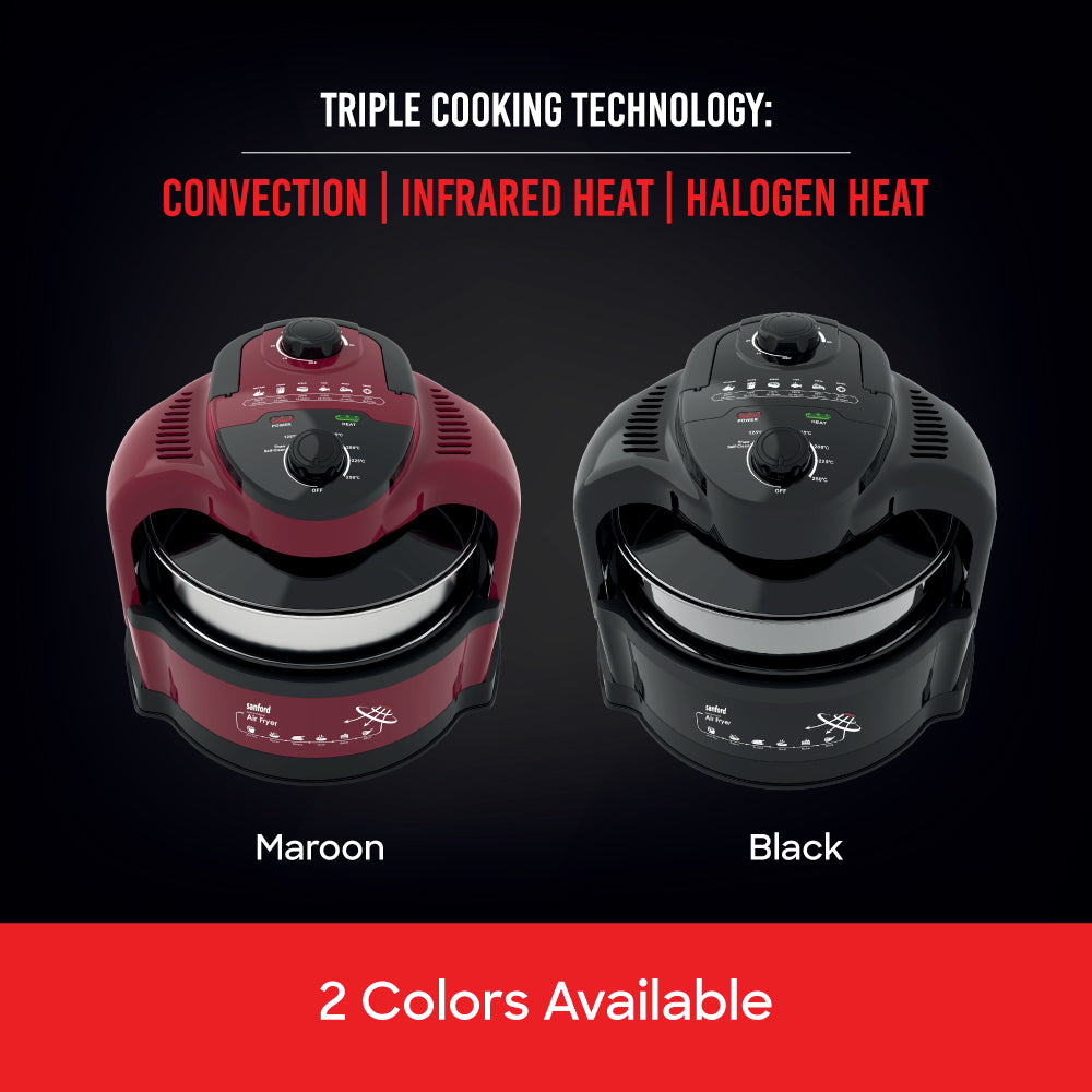 Sanford 1000W Multi-Functional Air Fryer with Triple Heat Cooking | SF2458AF BS-D - buysanford