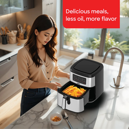 10L air fryer digital touch display 10 preset menus sanford 2