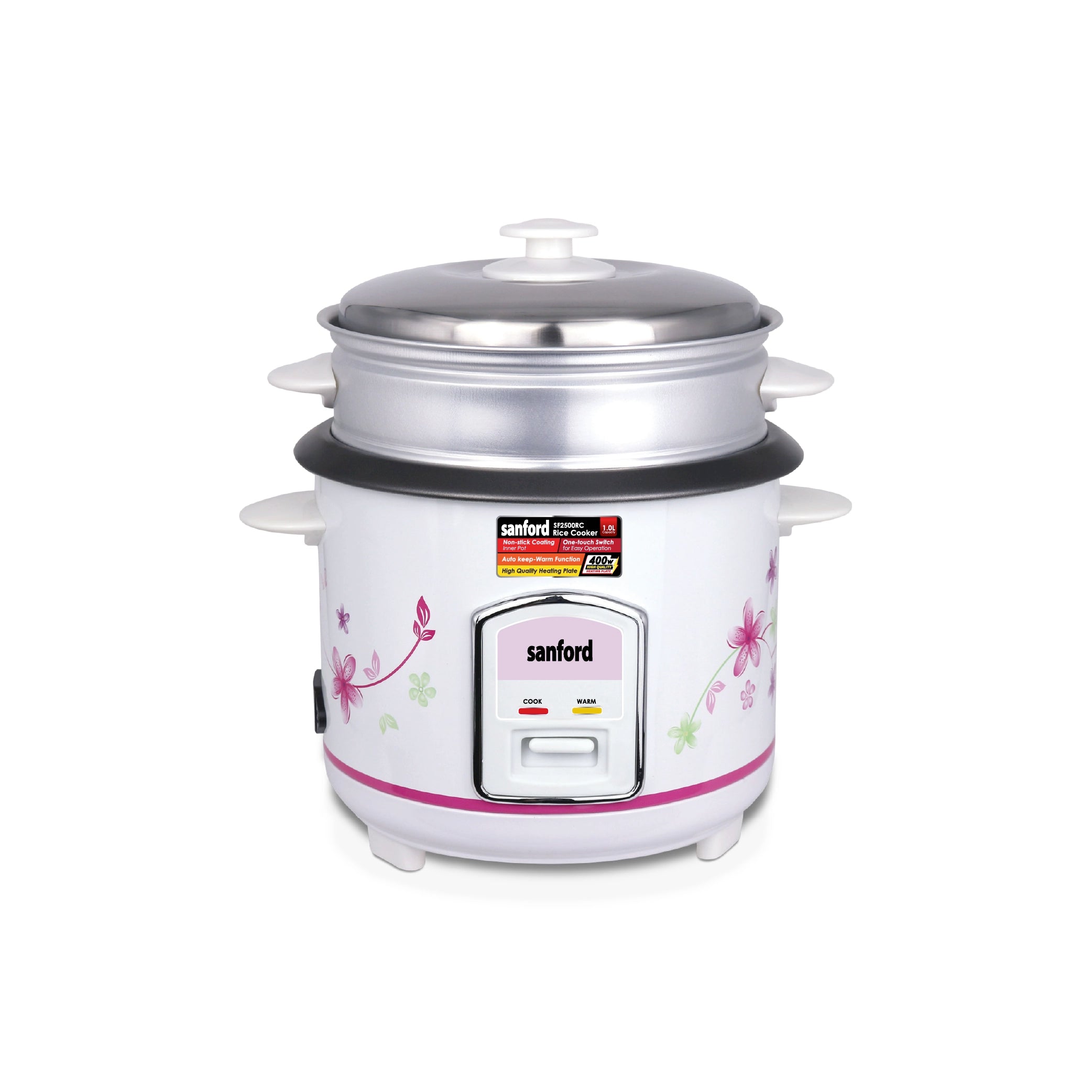 electric rice cooker 1.0L with steamer sanford 1