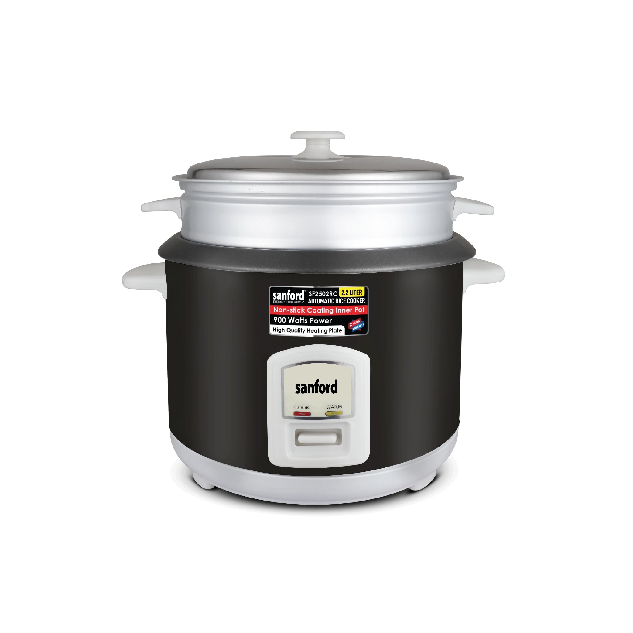 2.2L electric rice cooker with steamer sanford 1