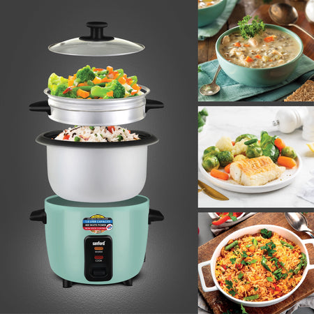 1.0L electric rice cooker with steame sanford 6