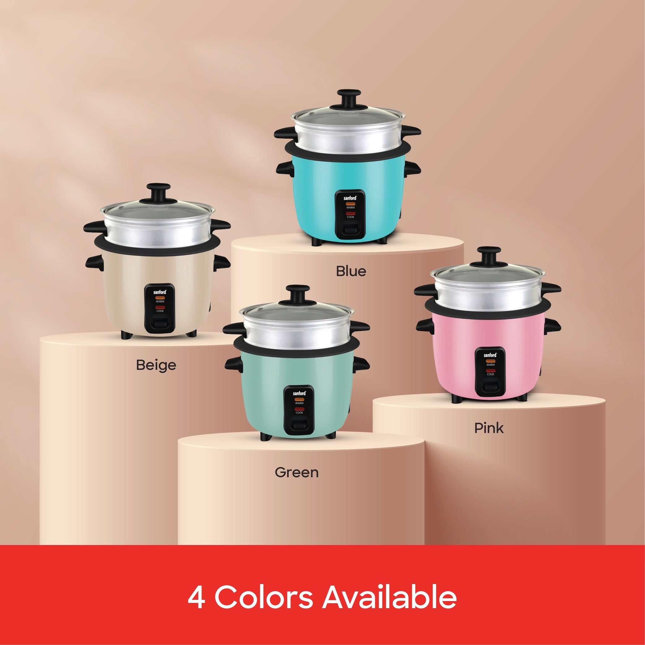 1.0L electric rice cooker with steame sanford 7