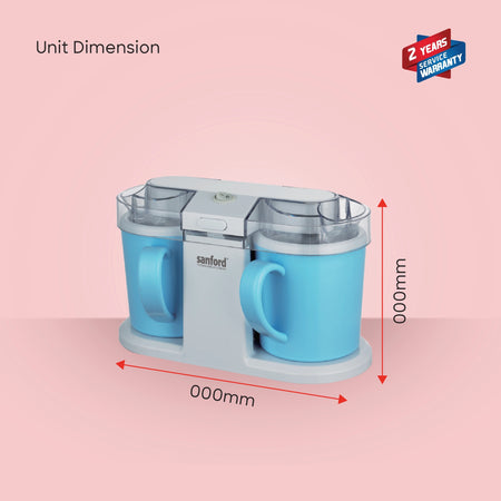 1L ice cream maker dual quick freeze cups sanford 6