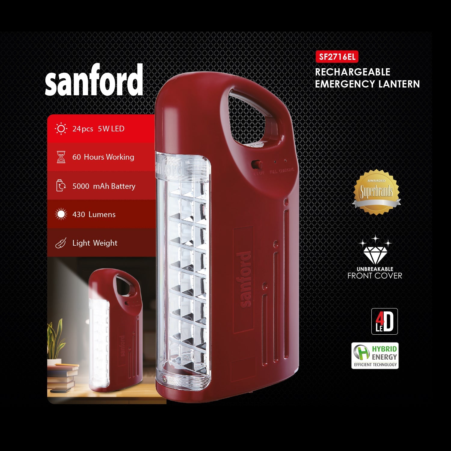 SF2716EL - Emergency Lantern - My Store
