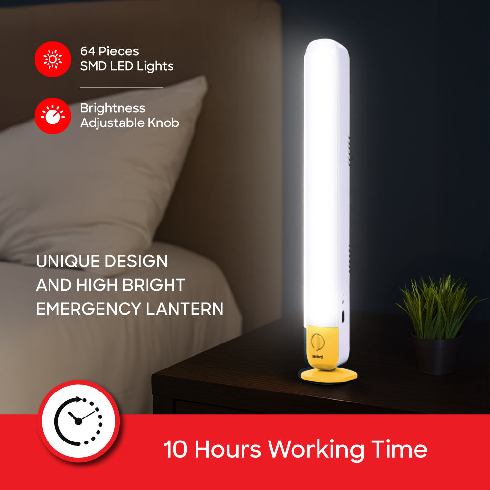 Sanford Rechargeable LED Lantern with 64 SMD Lights and 10 Hour Runtime | SF2717EL - buysanford