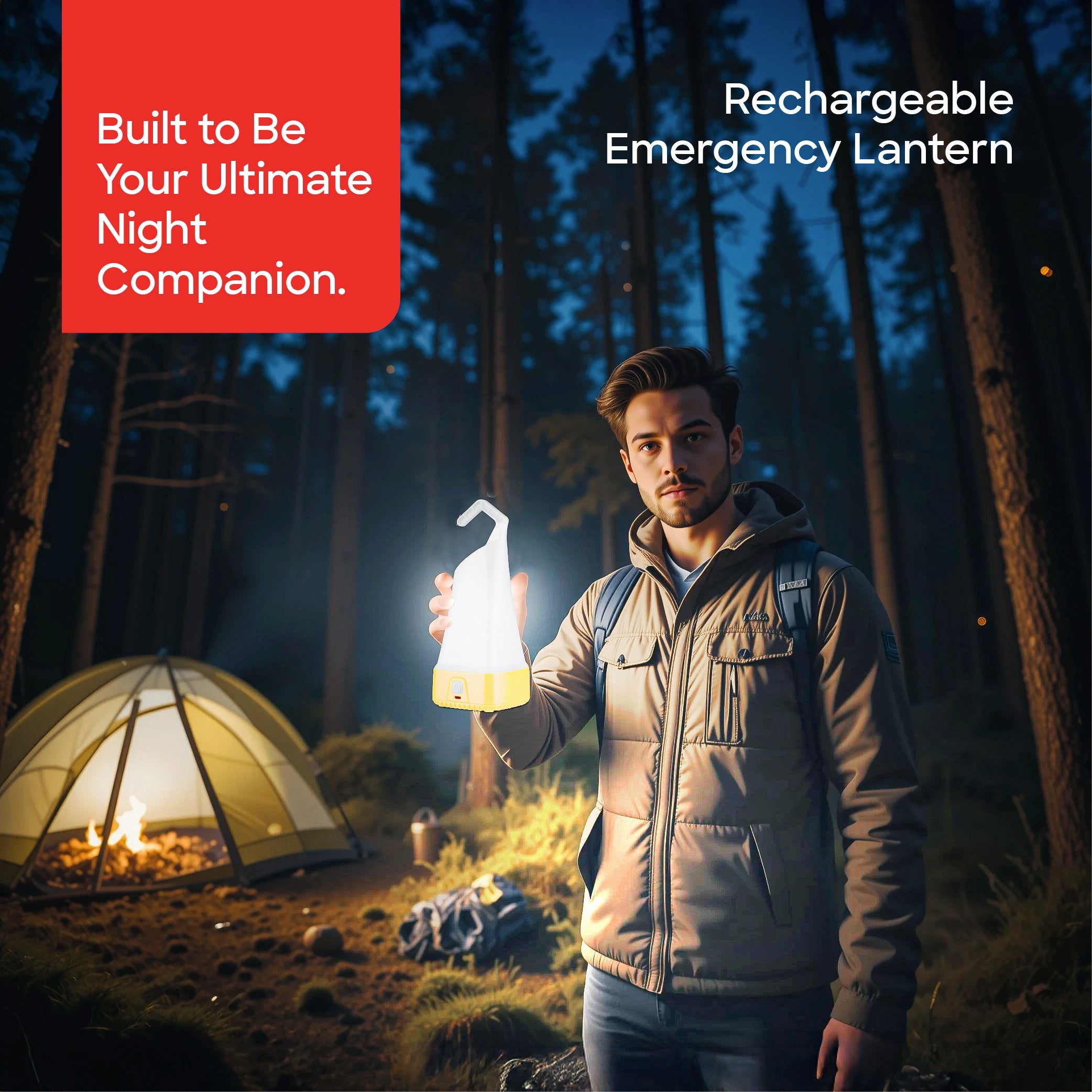 rechargeable 5W LED lantern 7 modes 24 hour runtime sanford 2