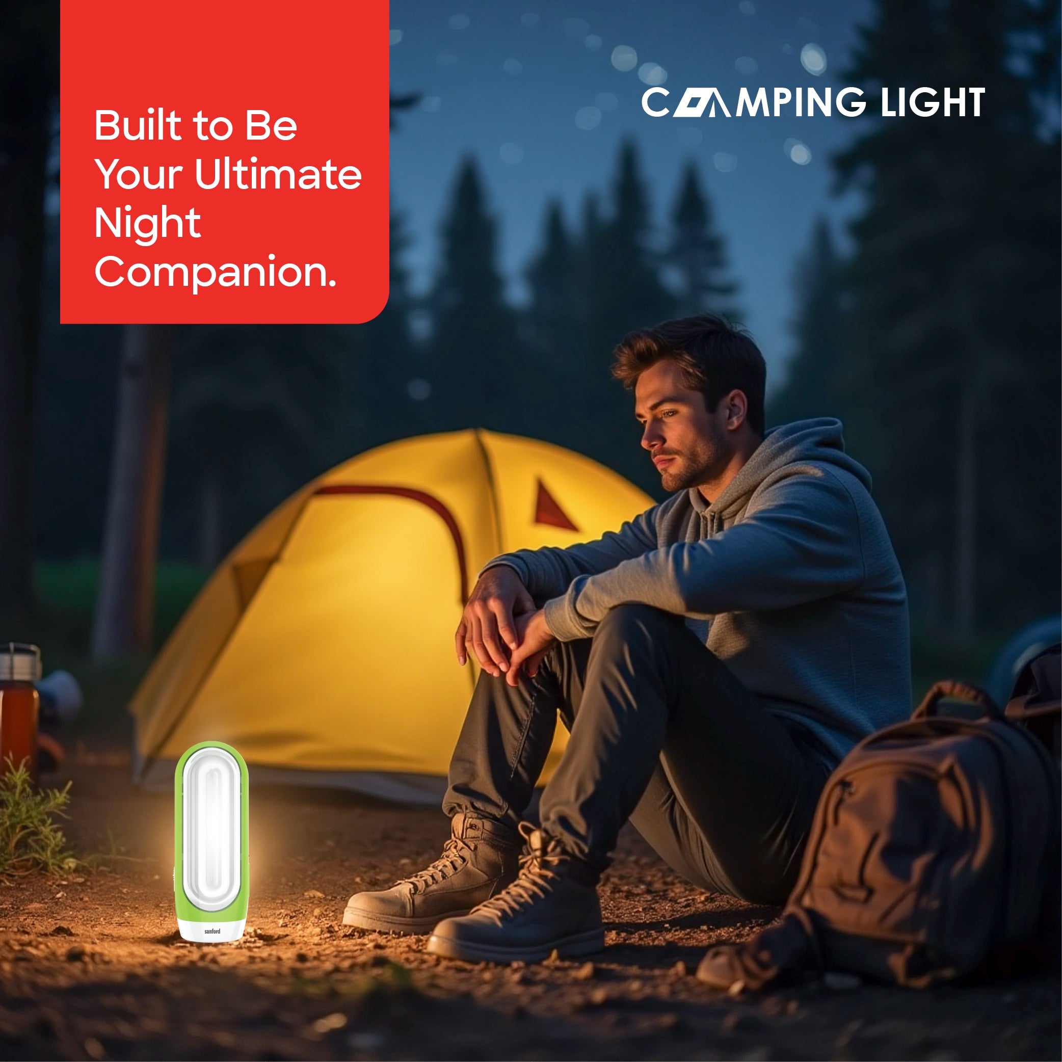 2 in 1 rechargeable emergency light with torch 4 hour runtime sanford 2
