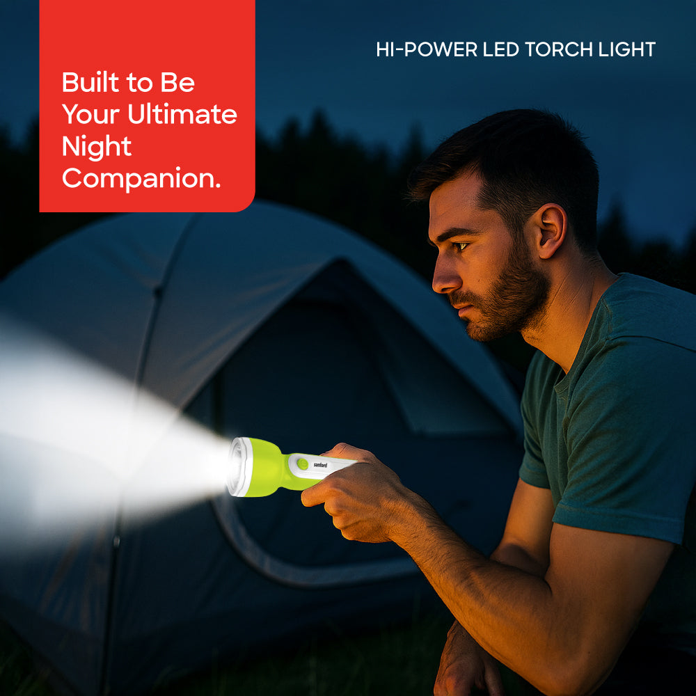 Sanford USB Rechargeable Torch with Dual LED and 8 Hour Runtime | SF2665SL - buysanford