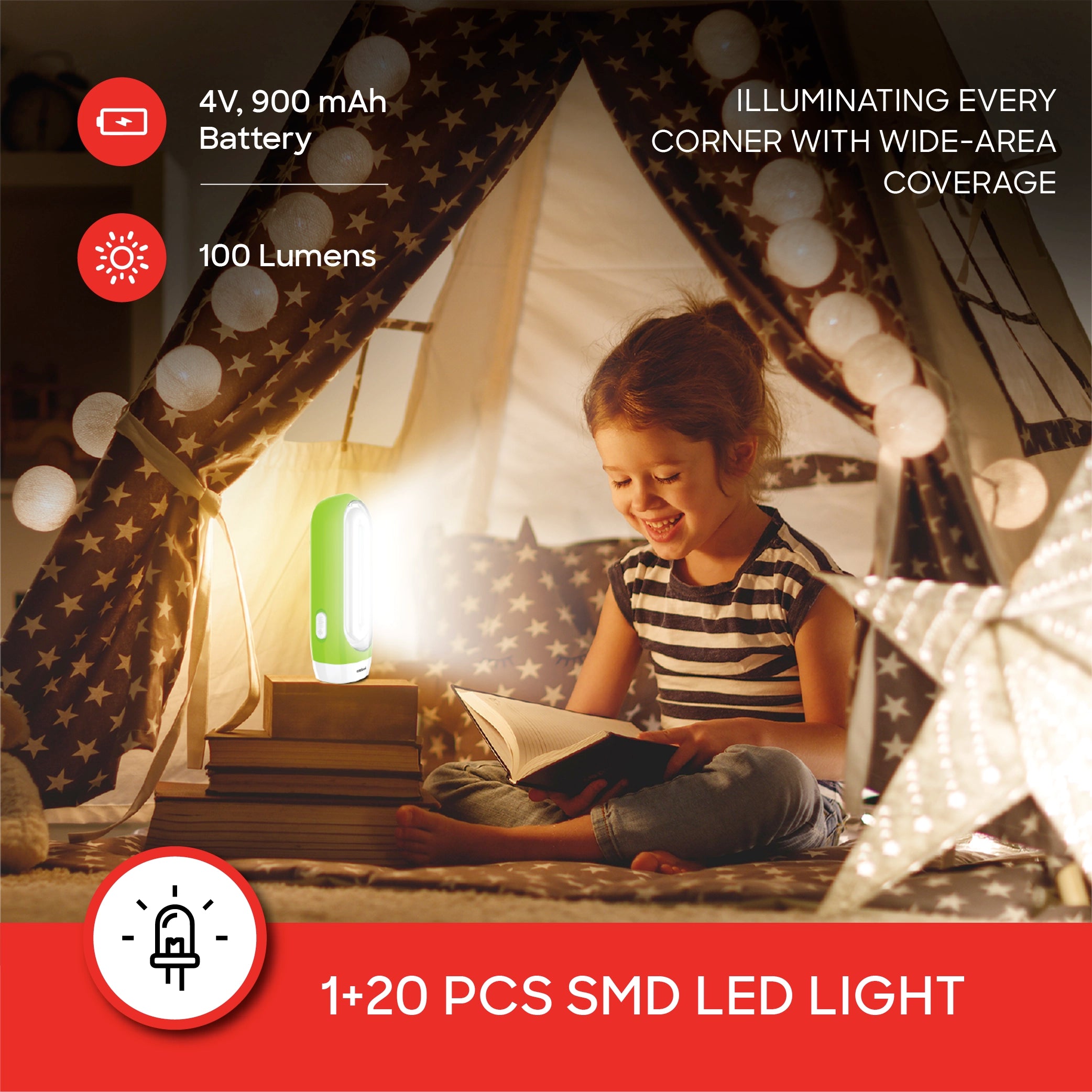 2 in 1 rechargeable emergency light with torch 4 hour runtime sanford 3