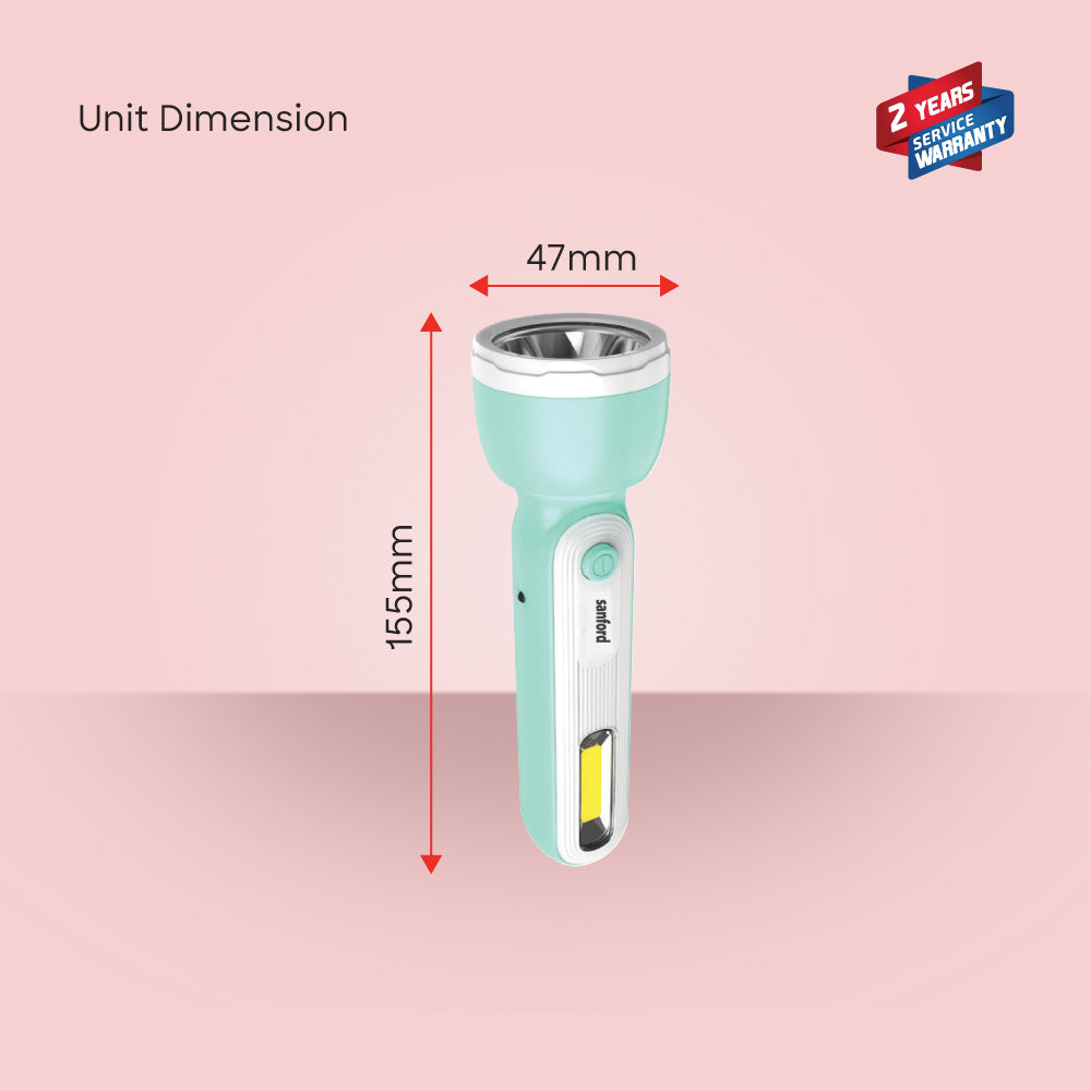 Sanford USB Rechargeable Torch with Dual LED and 8 Hour Runtime | SF2665SL - buysanford