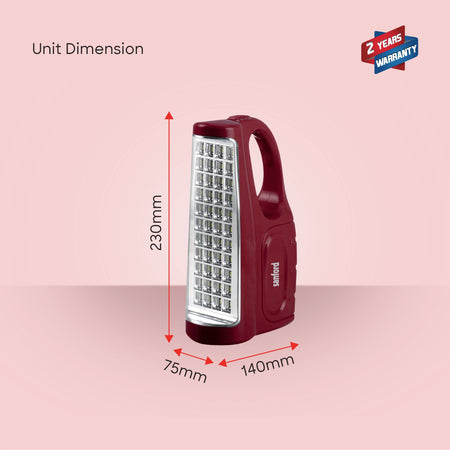 rechargeable lantern 44 leds 10 hour runtime emergency light sanford 6