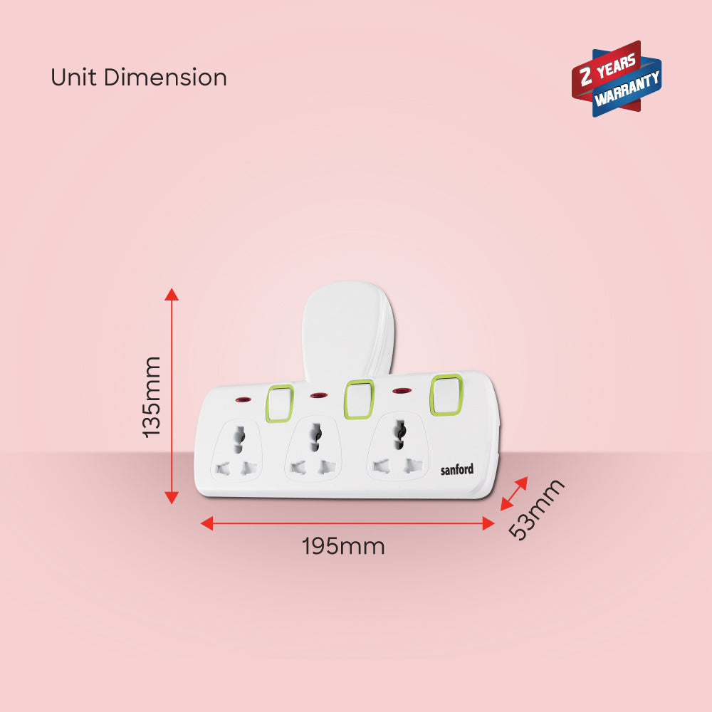 Sanford 3 Way Multi Adaptor | SF285ADP - buysanford