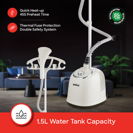 Sanford Upright Stand Garment Steamer For Abayas | SF2913GS - buysanford
