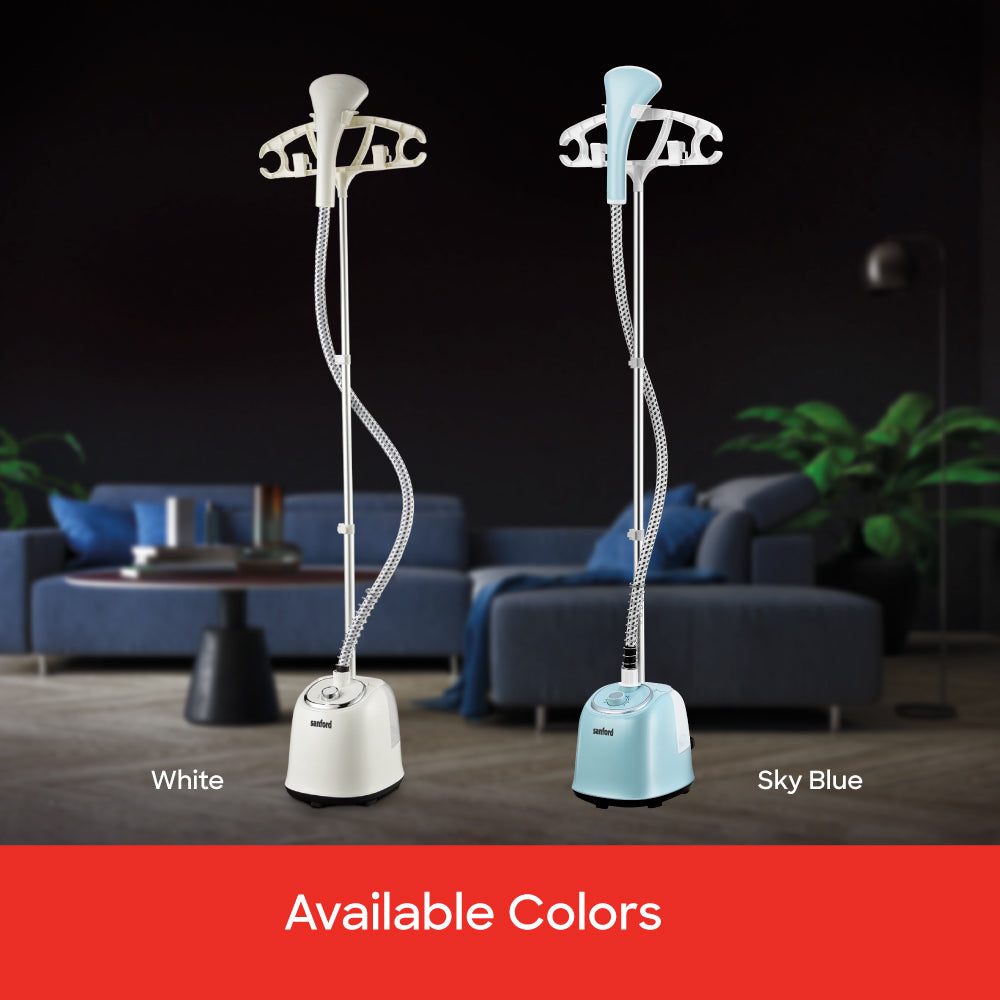 Sanford 1800W Garment Steamer with 1.5L Tank, Pole and Brush | SF2913GS - buysanford