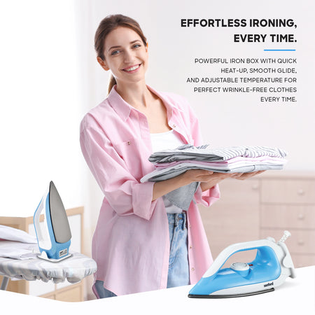 lightweight dry iron non stick coated sanford 5