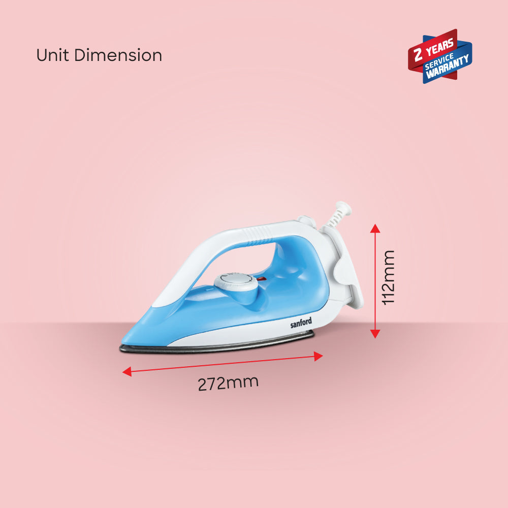 Sanford Light Weight Dry Iron With Non-Stick Coated| SF30DI - buysanford