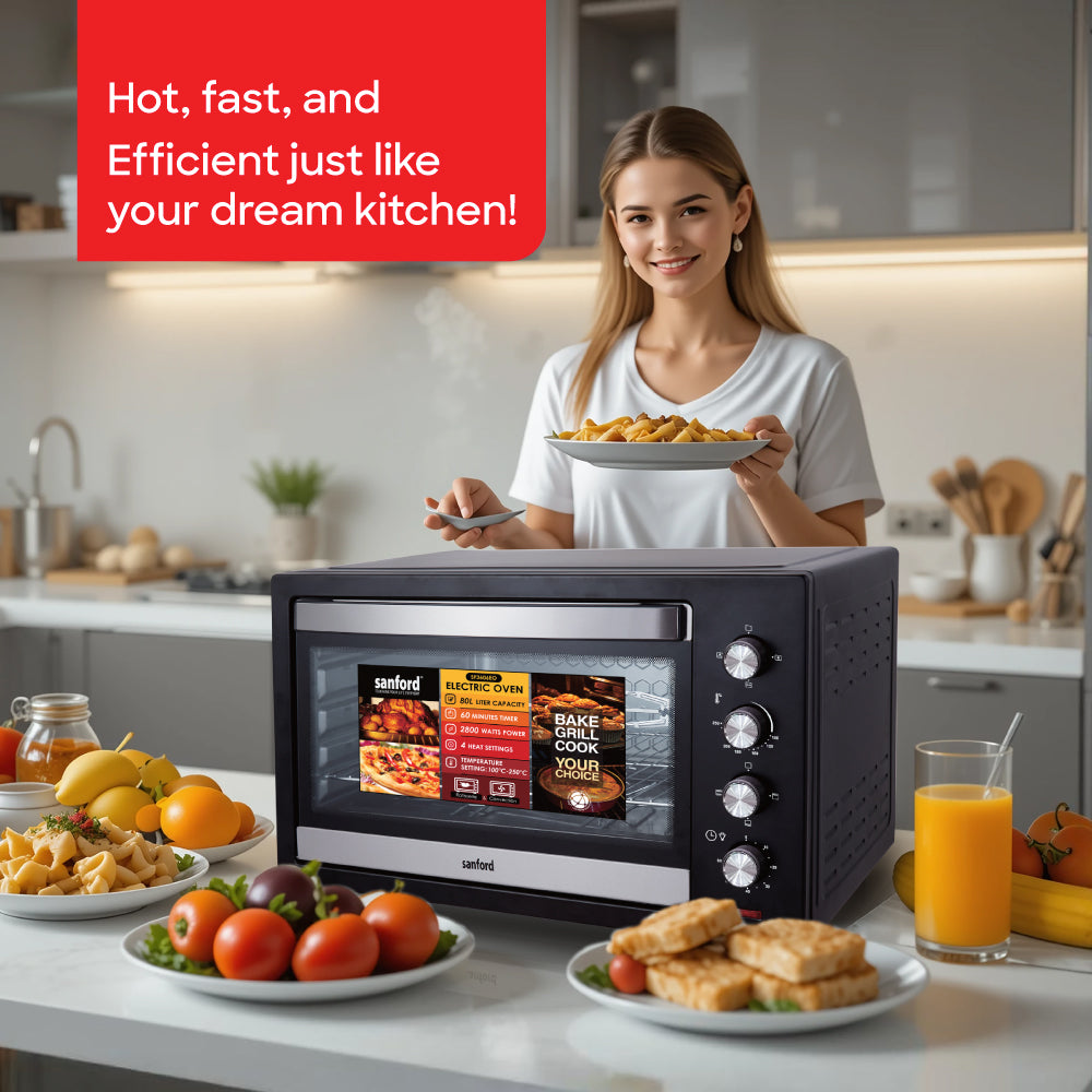 Sanford 80L Electric Oven with Rotisserie | SF3606EO - buysanford