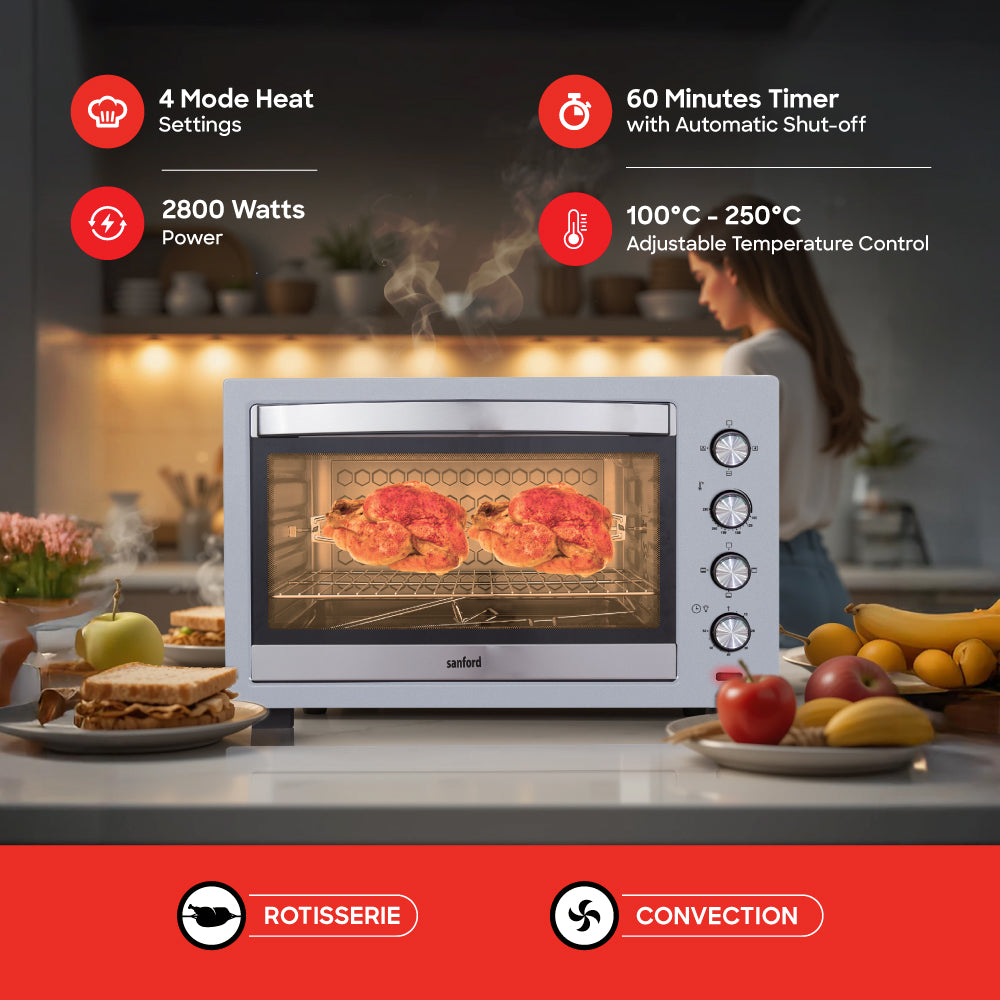 Sanford 80L Electric Oven with Rotisserie | SF3606EO - buysanford