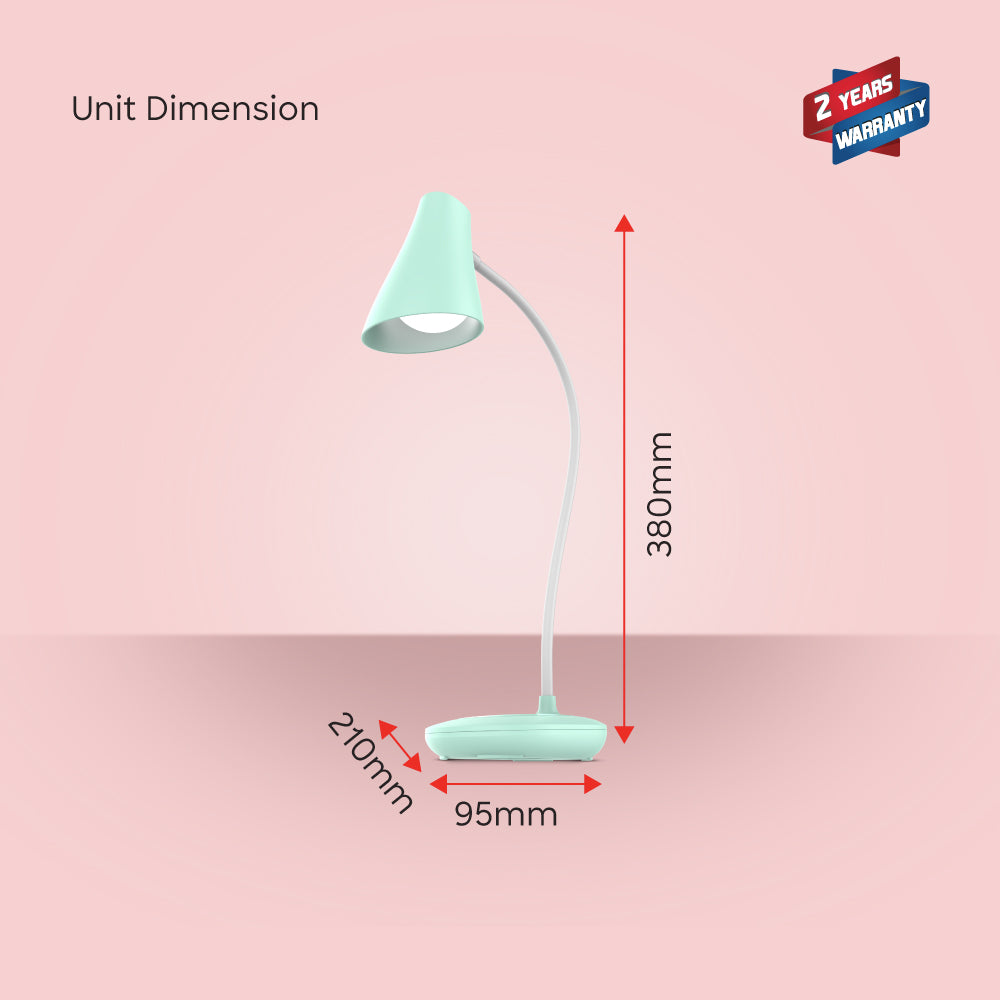 Sanford Rechargeable LED Desk Lamp with 6 Hours Working Time and Touch Control | SF3801DL - buysanford