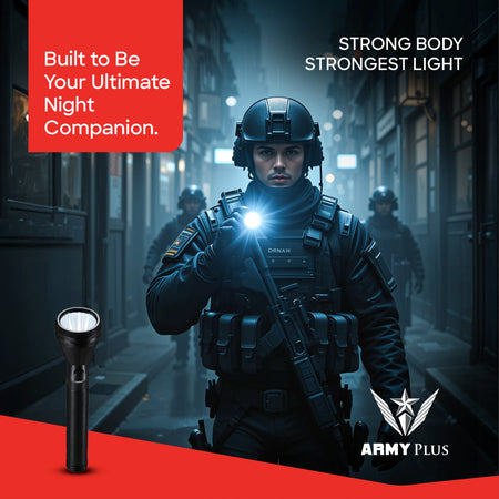 Sanford Army Plus Series 5W Flashlight with 1800m Beam Distance | SF4111SL - buysanford