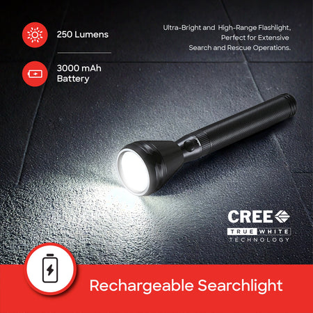 Sanford Army Plus Series 5W Flashlight with 1800m Beam Distance | SF4111SL - buysanford