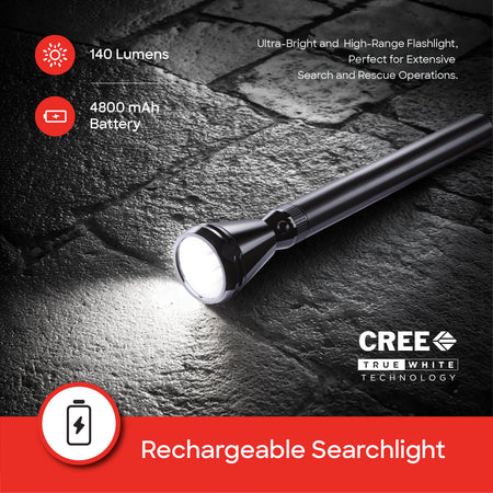 Sanford Army Plus Series 5W Flashlight with 2100m Long Range Beam | SF4129SL - buysanford