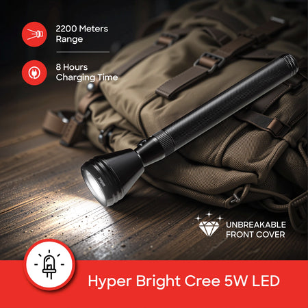 Sanford Classic Series 5W Flashlight with 2200m Beam Range | SF415SL - buysanford